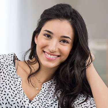 Young woman with gorgeous smile