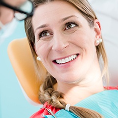 Woman's gorgeous smile