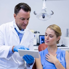 woman at dentist