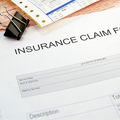 Insurance claim form