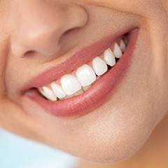 Closeup of healthy smile