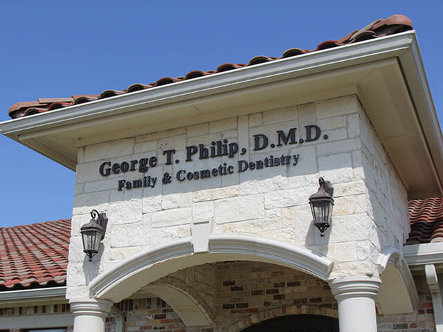 George T. Philip DMD sign on building