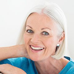 Older woman with healthy smile