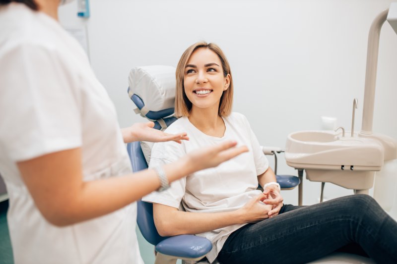 Patient receiving care from dentist in Sunnyvale
