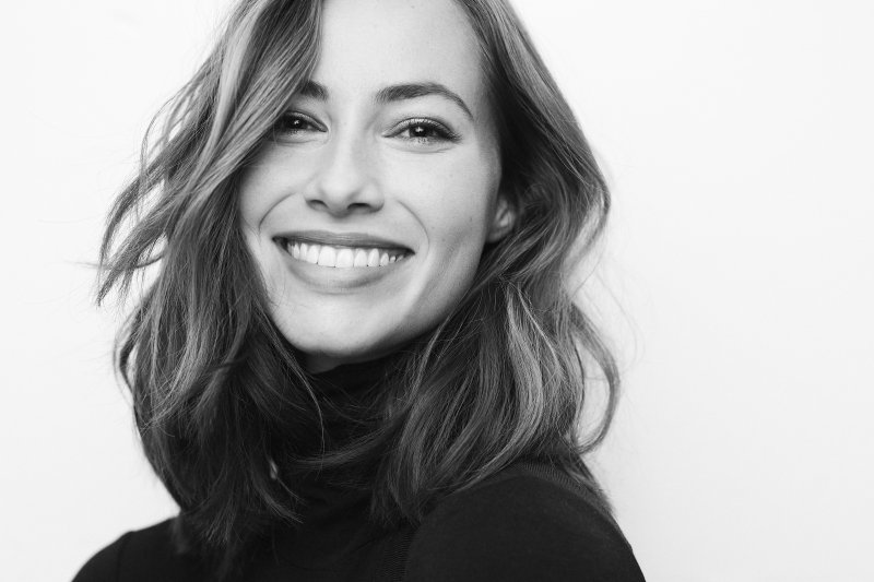 Young Woman With A Huge Smile
